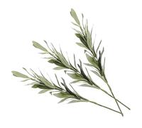 NUOBESTY Lot de 3 Branches d'Olivier Artificielles Réalistes Tiges Décoratives en Plastique Vert Naturel Plantes Artificielles pour Vase et Décoration Intérieure pour Bureau et Maison