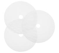 NUOBESTY Lot de 3 Feuilles de Déshydratation Rondes en Silicone Antiadhésif 33 CM pour Séchoir à Fruits et Viande Séchée Tapis Réutilisable pour Déshydrateur Alimentaire