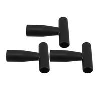 NUOBESTY Lot de 3 Poignées de Rechange Outils de Jardinage Poignée en Plastique Compatible Fourche Pelle et Râteau Kit Réparation Ergonomique pour Usage Extérieur