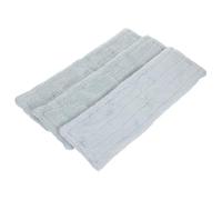 NUOBESTY Lot de 3 serpillières en Corail, Double Usage Sec et Humide, Vert Clair, Remplacement pour Balai Vaporisateur Lave-Sol
