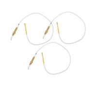 NUOBESTY Lot de 3 Set de Aiguilles D'allumage Universelles à Fil pour Cuisinière à Gaz, Diamètre D'installation 6,65-8,5 Mm, Pièce de Rechange Compatible pour Brûleur de Poêle, Allumeur