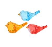 NUOBESTY Lot de 3 Sifflets Aquatiques D’Oiseau Colorés pour Garçon et Filles Musical Éducatif pour Bain Favorisant Le Développement Buccal des Tout-Petits Petits Sifflets Portables