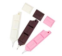 NUOBESTY Lot De 3 Stylos à Bille En Chocolat Stylos Gel Amusants Pour L'éCriture