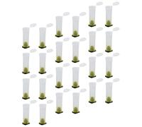 NUOBESTY Lot de 30 Cages à Abeilles en Plastique Maille Ventilée Protection Anti-Morsure pour Élevage Apicole Matériel Apiculteur Multifonction pour Transport et Nourrissage des Reines