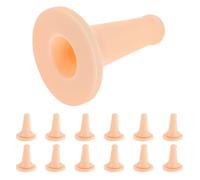 NUOBESTY Lot de 30 tétines en Silicone pour biberons d'animaux - Sucettes de Rechange pour biberons de Chatons et Chiots - Soins pour Petits Animaux en réhabilitation et orphelins