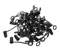 NUOBESTY Lot De 36 Bouchons Verseurs En Plastique Noir Pvc Pour Bouteilles De Liqueur