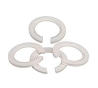 NUOBESTY Lot de 4 Adaptateurs de Douille E27 vers E14 en Pp Blanc Non Ignifugé, Bague de Conversion Compacte pour Luminaires et Abat-jour, Compatible Éclairage Intérieur, Dimensions 45x29x4 Mm