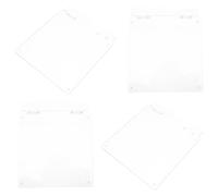 NUOBESTY Lot de 4 Caches Transparents pour Interrupteurs Muraux de Climatisation Centrale Type 120, Protection Anti-poussière pour Thermostat, Couvercle de Protection Adapté aux Systèmes