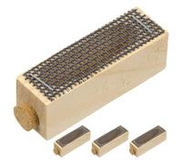 NUOBESTY Lot de 4 Cages à Reines en Bois Naturel Traitées, Compactes et Respirantes, pour Élevage et Transport Apicole Sécurisé, Outil D’élevage Apiculteur Pratique et Solide en Extérieur