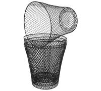 NUOBESTY Lot de 4 Cages de Protection pour Plantes en Fer Noir Cage à Plantes Réutilisable en Maille Accessoire de Jardin pour Protéger Semis Légumes et Fruits