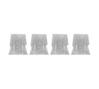 NUOBESTY Lot de 4 Cales de Serrage pour Marteau - Cales de Fendage en Métal pour Fixer Les Poignées des Outils de Remplacement pour Marteaux, Haches Et Outils à Main