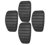 NUOBESTY Lot de 4 Coussinets de Pédales Antidérapants en Caoutchouc Noir pour Pédales D’Embrayage Frein Manuelles Protection Solide Absorption des Vibrations Accessoires Auto pour