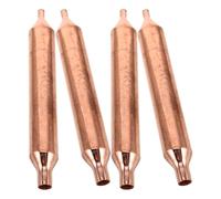 NUOBESTY Lot de 4 Filtres en Cuivre pour Réfrigérateur et Congélateur, Tubes Uniques, Accessoires de Réparation pour Système de Séchage et Préservation des Aliments