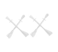 NUOBESTY Lot de 4 Mèches en Coton pour Lampe à Huile 4 Pcs Tube en Verre Remplacement de Mèche à Kérosène pour Lampe à Pétrole Utilisation Temple Fondue Chinoise et Camping