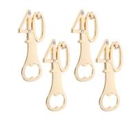 NUOBESTY Lot de 4 Ouvre-bouteilles Numérotés en Alliage de Zinc, Outil Pratique pour Bière, Présents pour Fête D'anniversaire 40 Ans, Mariage et Célébrations, Décorations de Fête