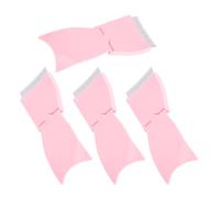 NUOBESTY Lot de 4 Peignes à Sourcils en Acier Inoxydable Pliables avec Design Portable et Manche Ergonomique, Accessoire pour Maquillage et Salon de Beauté