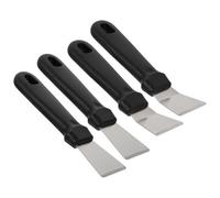 NUOBESTY Lot de 4 Pelles à Dégivrer Réfrigérateur et Congélateur en Acier Inoxydable et PP, Grattoirs Droits et Courbés pour Usage Quotidien et Endroits Difficiles D'accès