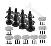 NUOBESTY Lot De 4 Pieds De Nivellement pour Meubles pour Canapé Table Armoire Réglage De La Hauteur