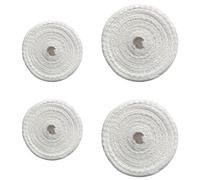 NUOBESTY Lot de 4 Rouleaux de Filet à Saucisse en Coton Alimentaire Ficelle Extensible 1M et 3M pour Emballage de Viande Outil D’Emballage la Cuisine pour Rôti Jambon Saucisse et