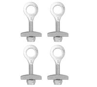 NUOBESTY Lot de 4 Tendeurs de Chaîne pour Vélo en Acier Argenté Réglage Précis de Tension, Design Compact pour BMX et Vélo à Pignon Fixe