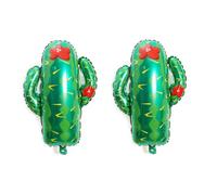 NUOBESTY Lot de 5 Ballons Aluminium Cactus Décoratifs, Taille Standard, Couleurs Vives, pour Décoration de Fête Hawaïenne, Ballon Gonflable pour Anniversaire et Ambiance Tropicale