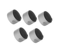 NUOBESTY Lot De 5 Boutons Marche/arrêt Pour Cuisinière à Gaz En Métal Noir, Accessoires De Rechange Pour Allumage De Poêle, Compatibles Usage Domestique Et Professionnel