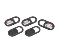 NUOBESTY Lot de 5 Caches de Confidentialité pour Caméra D’Ordinateur Portable et Smartphone, Cache-Objectif Coulissant, Adhésif Fin en Plastique, Protection Anti-Rayures pour Tablette et