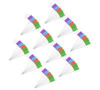 NUOBESTY Lot de 50 Piquets de Sol Colorés pour Marquage Extérieur Signalisation Terrain Arpenteurs Irrigation et Chasse Résistants aux Intempéries Faciles à Insérer
