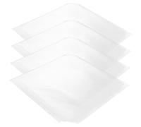 NUOBESTY Lot de 50 Pochettes De Disque Vinyle en Plastique Opp Autocollantes Transparentes, Protection Extérieure Résistante Eau Et Poussière, Stockage Standard pour Collectionneurs De Vinyles