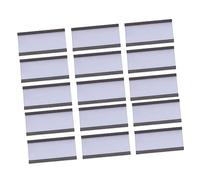 NUOBESTY Lot de 50 Porte-étiquettes Magnétiques Faciles À Installer À Pince pour Étiquettes pour Le Marché Et Lentrepôt