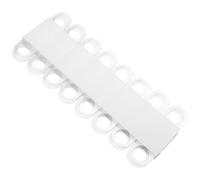 NUOBESTY Lot de 500 Onglets Adhésifs Transparents Auto-Adhésifs Trou Rond Crochets Auto-Collants PET Écologiques pour Affichage Suspendre en Magasin Usage Polyvalent pour Organisation