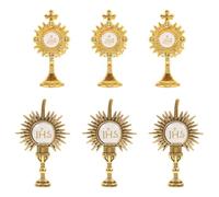 NUOBESTY Lot de 6 Broches Croix en Alliage de Zinc Élégantes et Légères pour Première Communion, Accessoires Classiques et Raffinés pour Vêtements Lors de Célébrations Chrétiennes