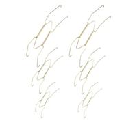 NUOBESTY Lot de 6 Cintres Invisibles pour Assiettes Murales Décoratives en Métal, Supports Muraux Multi-tailles pour Assiettes et Plateaux, Support Solide et Décoratif Cuisine et Salle