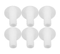 NUOBESTY Lot de 6 Raccords Coudés de 18 MM pour Tuyau D’Évacuation de Climatiseur Adaptateurs en Plastique Résistants UV Compatibles Climatiseurs Portables et Fenêtres Installation sans