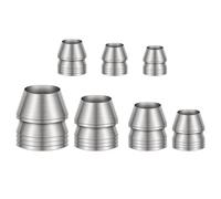 NUOBESTY Lot de 7 Coins Métalliques Coniques en Fer pour Marteau, Cales d'Installation pour Poignée, Outils de Fixation Robustes, Accessoires de Jardinage et Bricolage, Usage Polyvalent