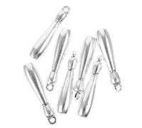 NUOBESTY Lot De 7 Pendentifs Bowling Métal Mini, Breloques Diy Unisexe Argenté Ancien, Décorations Artisanales Pour Bracelets Bijoux Créatifs, Loisirs Créatifs Et Présents, Usage Quotidien