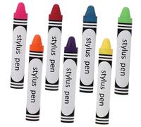 NUOBESTY Lot de 7 Stylets Tactiles pour Tablette et Téléphone, Positionnement Précis, Écrire et Dessiner sur Écran, Silicone et Métal, Usage Quotidien