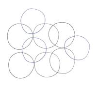 NUOBESTY Lot de 9 élastiques pour poubelle - Grands élastiques pour bac à litière, support pour sacs à déchets, cuisine, bureau, école, table, pique-, fête