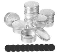 NUOBESTY Lot de Boîtes de Dressage Parfumées pour Chiens avec Autocollants Magnétiques Souples Conteneurs Aluminium Résistants pour Entraînement Nez Équipement Agility Training Compact