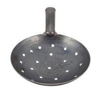 NUOBESTY Louche de Nettoyage en Fer pour Jardin Agricole avec Trous de 1cm, Pelle à Boues pour Élimination des Débris et Nettoyage des Gouttières et Canaux D'irrigation