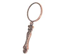 NUOBESTY Loupe Vintage avec Poignée Sculptée Loupe à Main Pratique pour Lecture de Journaux Cartes et Observation de Monnaies pour et Activités de Loisirs