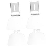 NUOBESTY Lunettes de protection pour broyeur remplacement des pièces du broyeur bouclier de protection pour meuleuse d'établi de banc Universal Plastique Transparent