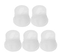 NUOBESTY Manchon en Caoutchouc de Rechange pour Capteur de Radar de Recul Automobile, Adaptation de 18,5 Mm à 22,5 Mm, Lot de 5 Pièces Blanches, Étanche et Compatible pour Accessoires