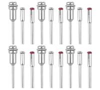 NUOBESTY Mandrin à Vis en Acier 26 Pièces, Porte-disque à Tronçonner Tige 3,175 Mm et 6 Mm, Support de Disque pour Outils Rotatifs Multifonctions de Coupe, Ponçage et Polissage