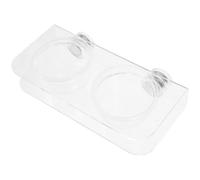 NUOBESTY Mangeoire Magnétique pour Reptiles Grand Modèle, Bol Alimentaire en Plastique Solide, 10 Bols pour Gecko et Lézard, Accessoire Terrarium pour Alimentation Stable et Nettoyage