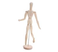 NUOBESTY Mannequin Articulé pour Dessin Artistique Figure Humaine Flexible à Poser Outil Éducatif pour Garçon Fille Support Décoration Bureau et Création Diy