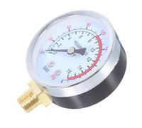 NUOBESTY Manomètre De Pression Vertical Bar Pour Compresseur Air Haute Précision Industrielle Interface Filetée Robuste Et Fiable Mesure Psi