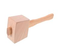 NUOBESTY Marteau Massif pour Menuiserie Outil de Sculpture Ergonomique Hêtre Mallet Polyvalent pour Bricolage et Travaux Manuels Finition Résistante et Durable