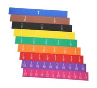 NUOBESTY Matériel Pédagogique Tuiles De Fractions Magnétiques Grand Format Eva Bande De Manipulation Mathématique Pour Apprentissage Scolaire Primaire