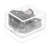 NUOBESTY Mécanisme de Boîte à Musique en Acrylique Transparent Petit Mécanisme de Remplacement pour Boîte à Musique Mélodie Classique Accessoire Décoratif Musical Compact